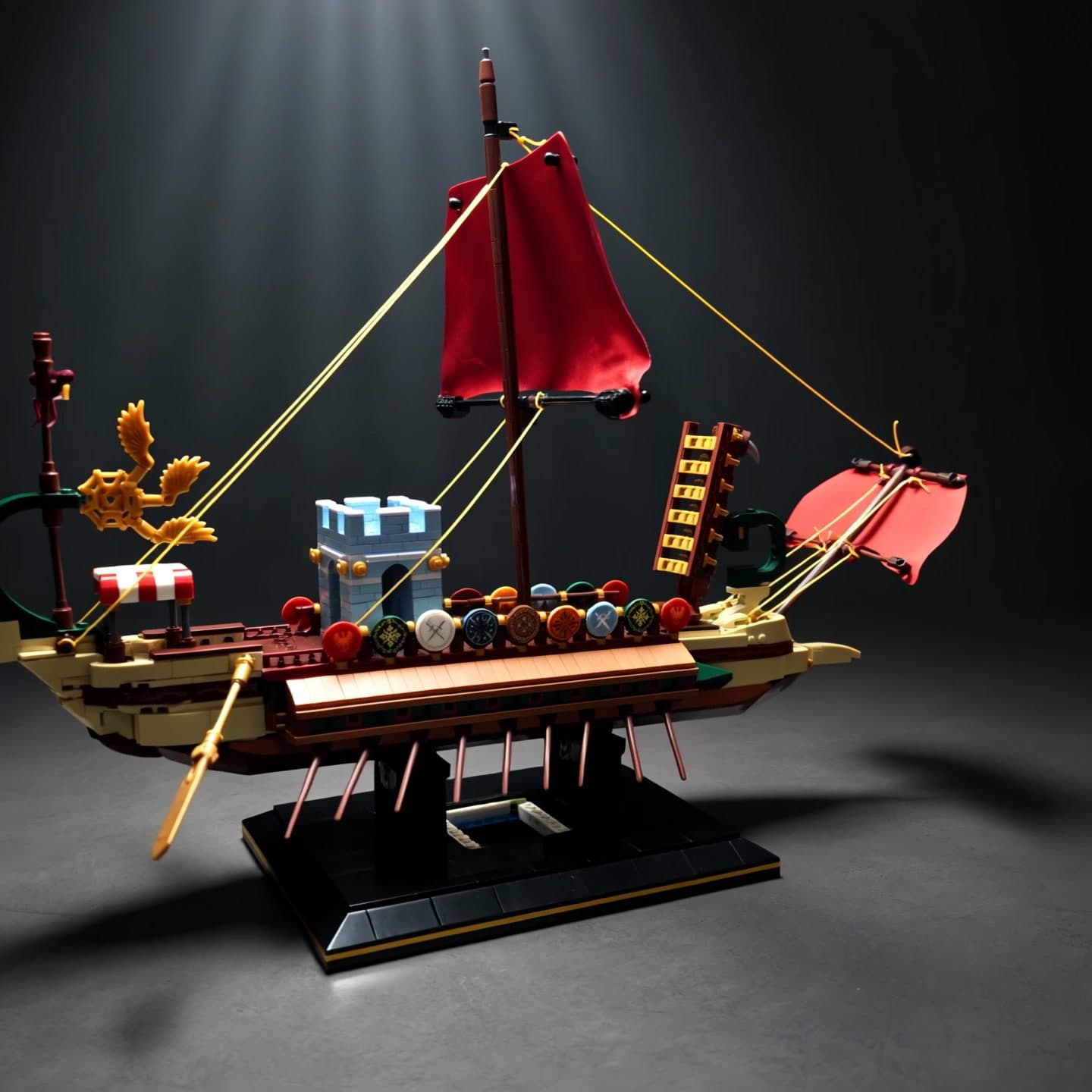 Ancient Roman Warship 1466+ piece building brick set video thumbnail