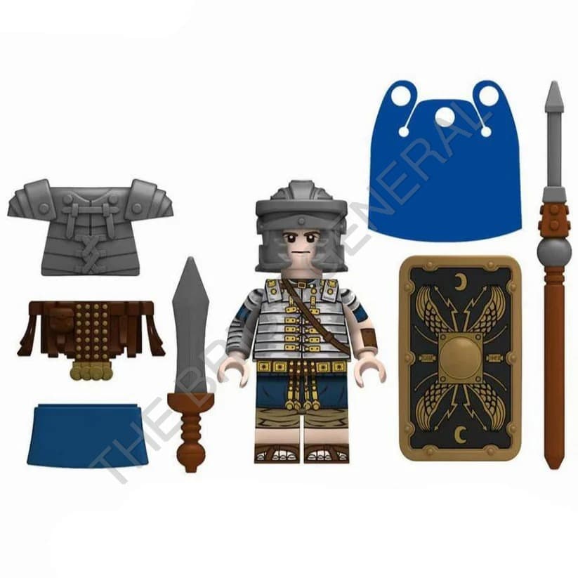 Custom Roman Heavy Infantry building brick minifigure thumbnail 2