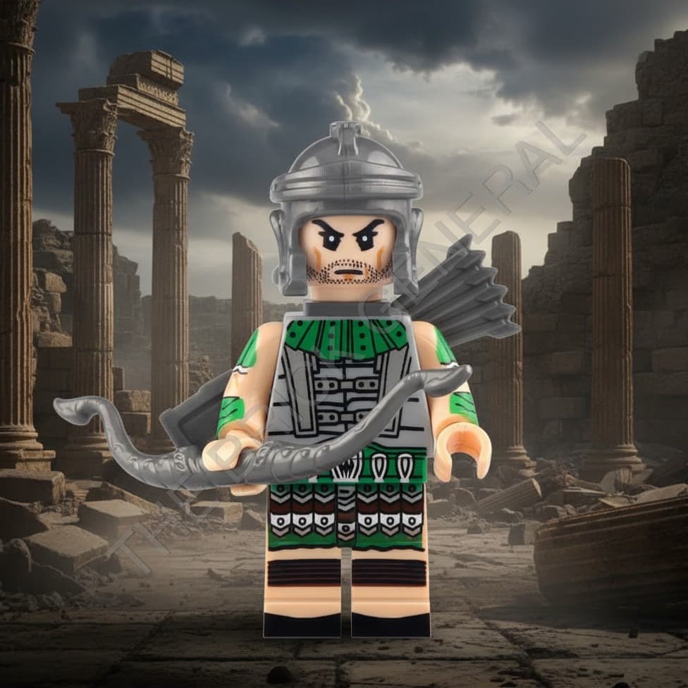 Roman Legion Army Archer building brick minifigure — view 1