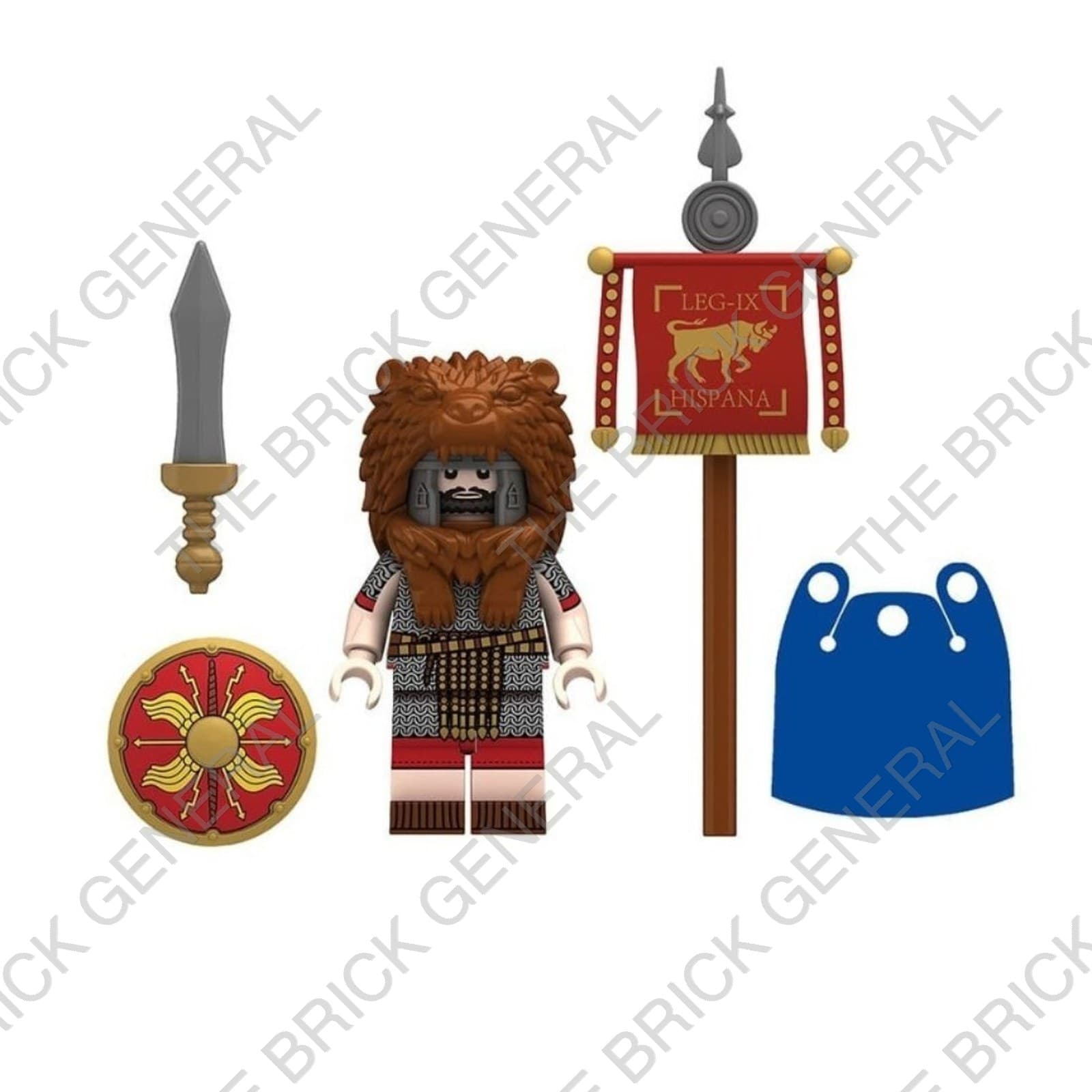 Signifier Trumpeter Aquilifer Roman three-figure set building brick minifigures thumbnail 3
