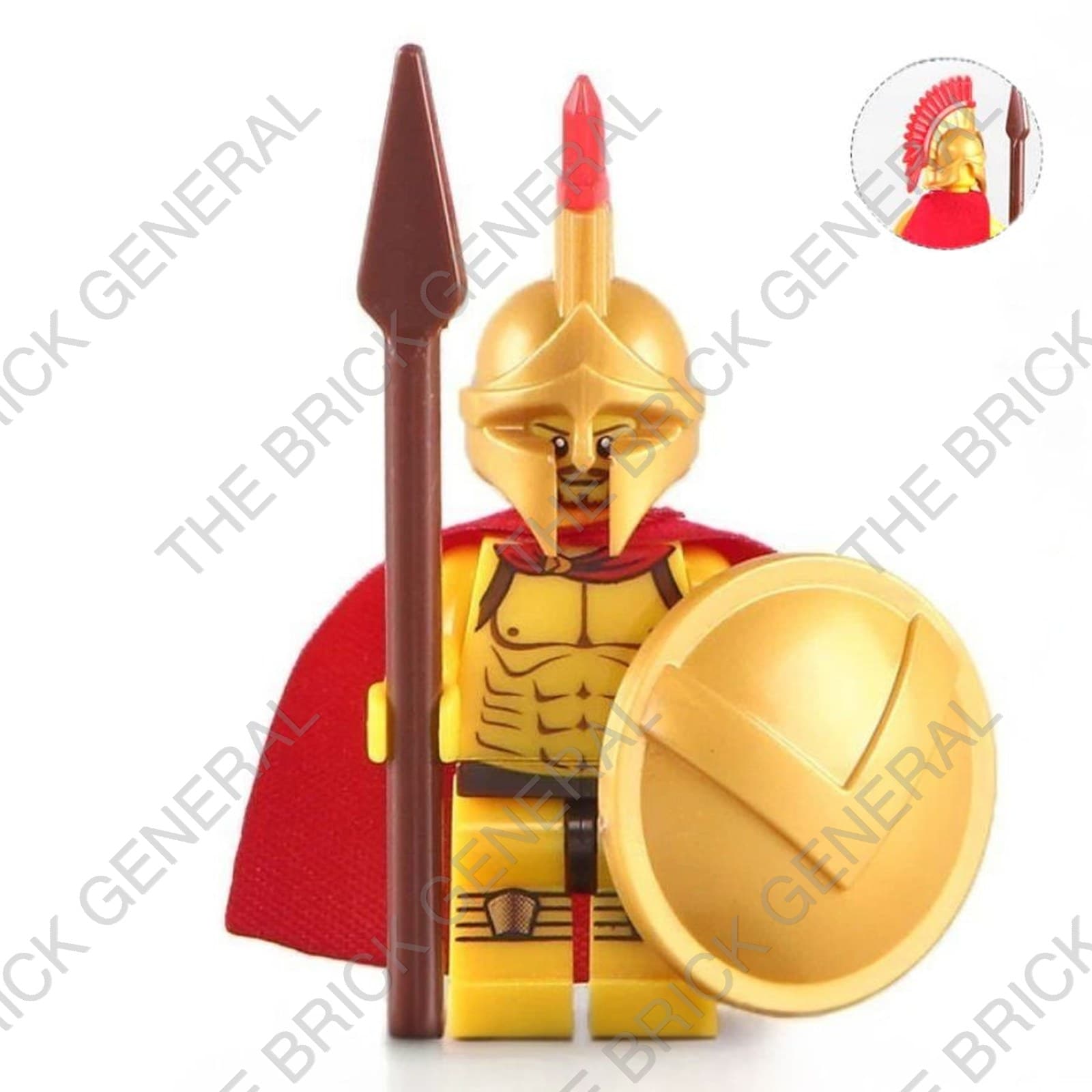 Spartan Warrior Set building brick minifigures thumbnail 2