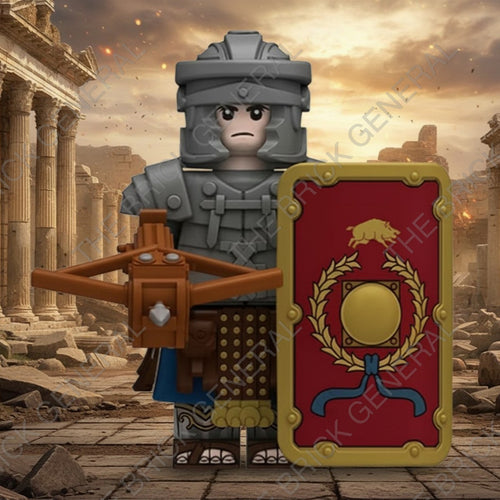 Custom Roman Crossbowman building brick minifigure