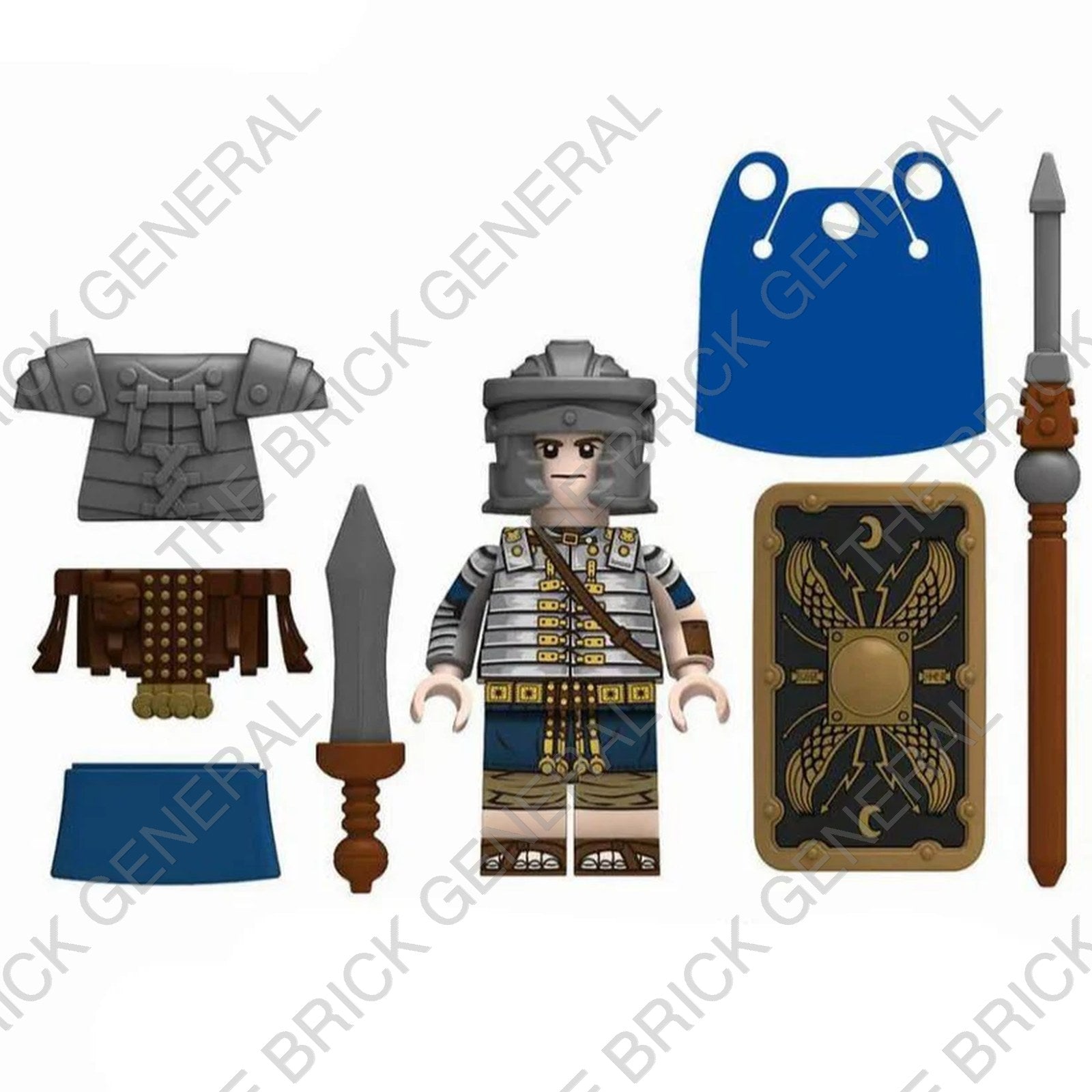 Custom Roman Heavy Infantry building brick minifigure