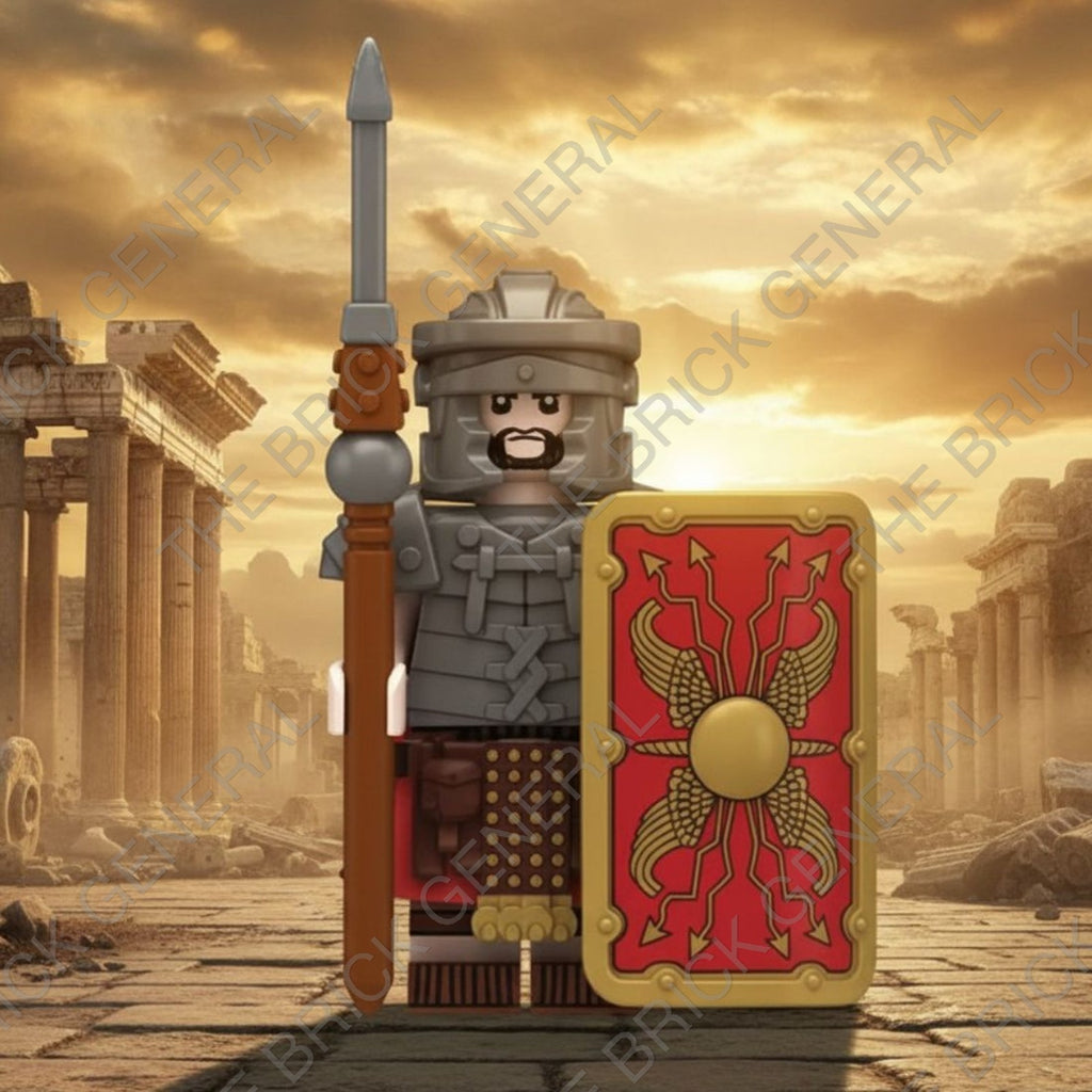 Custom Roman Legionary building brick minifigure