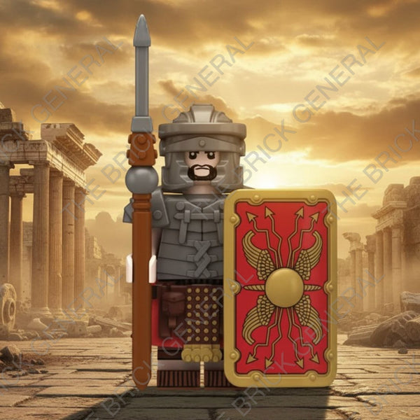 Custom Roman Legionary building brick minifigure