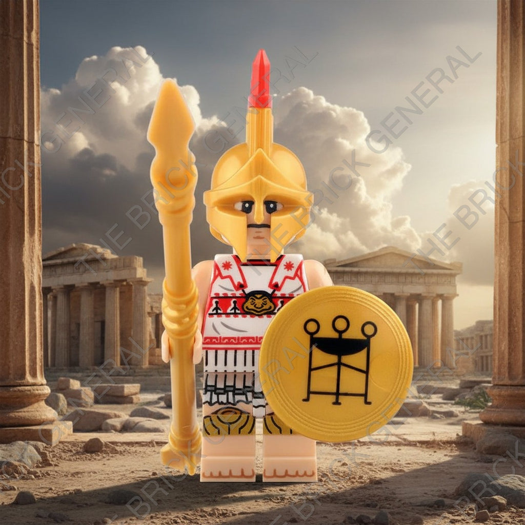 Greek Hoplite Soldier building brick minifigure