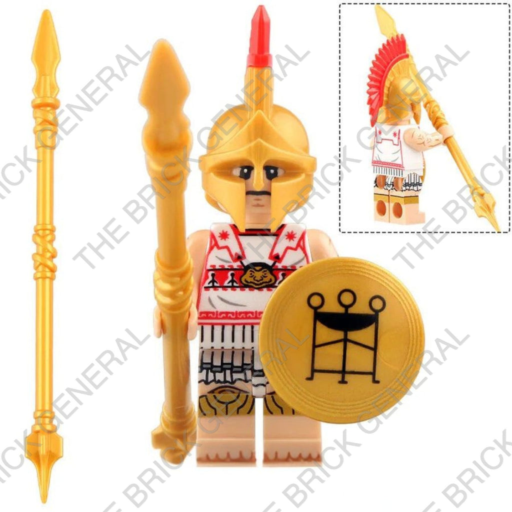 Greek Hoplite Soldier building brick minifigure