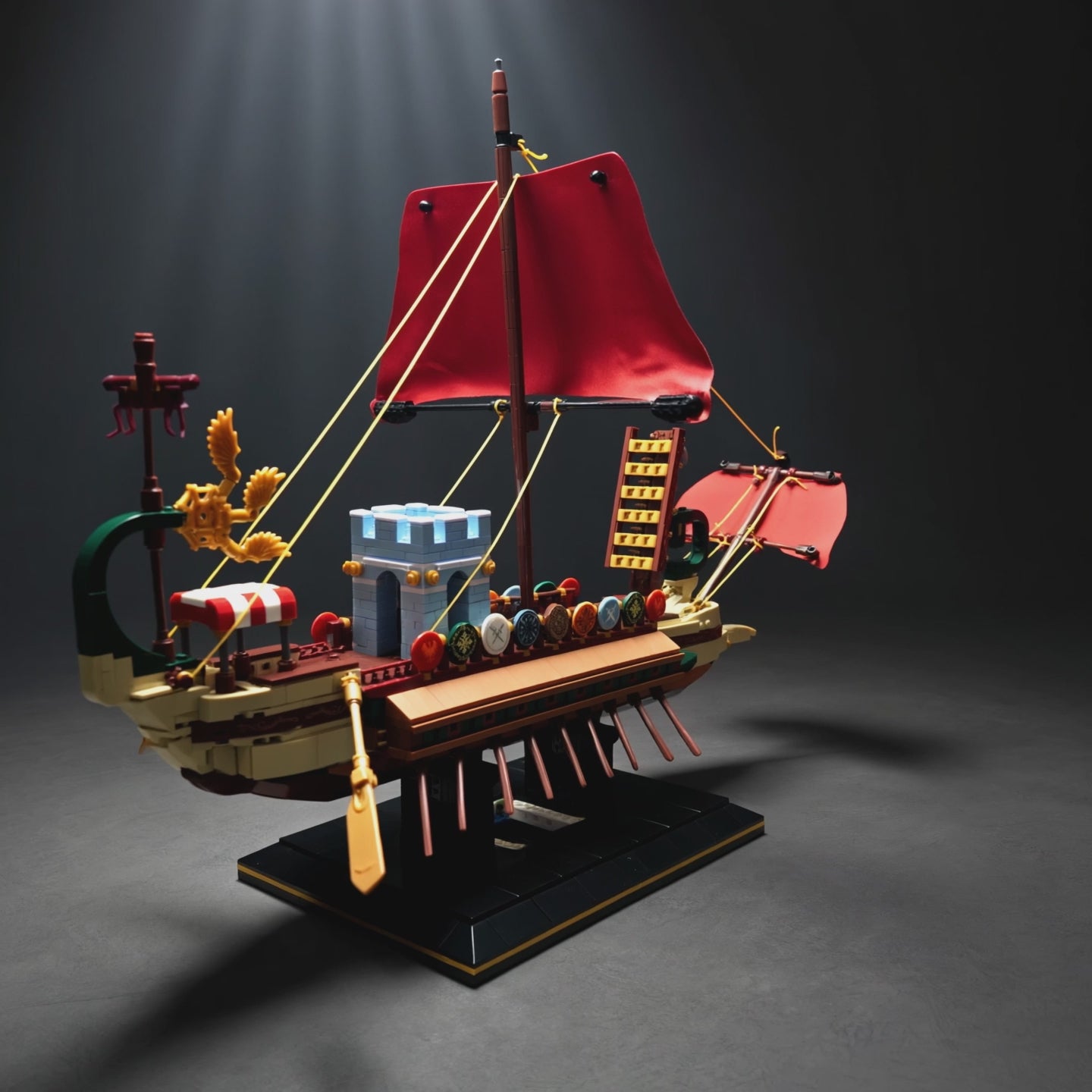 Ancient Roman Warship Building Set — 1466+ Pieces | The Brick General