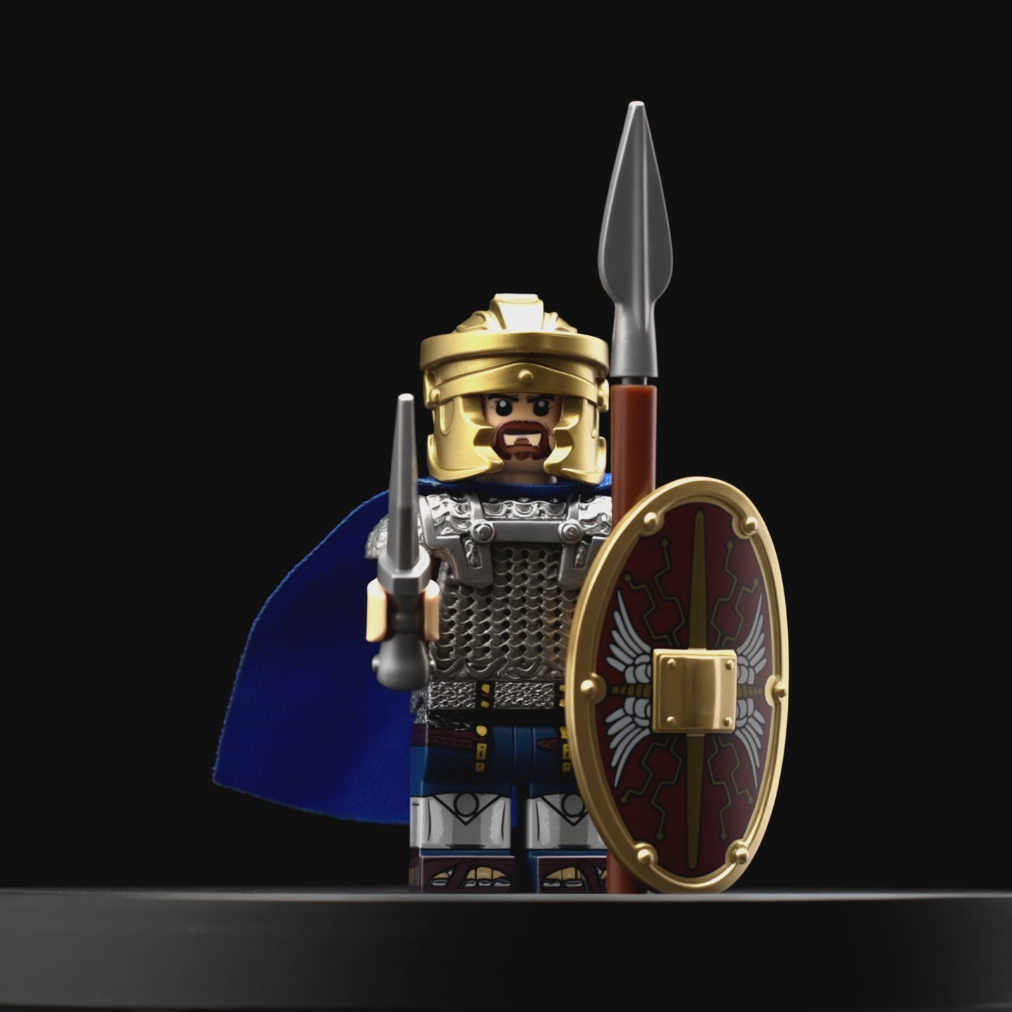 Custom Roman Auxiliary Legion - Red Shield Blue Cape - Video 2.MP4