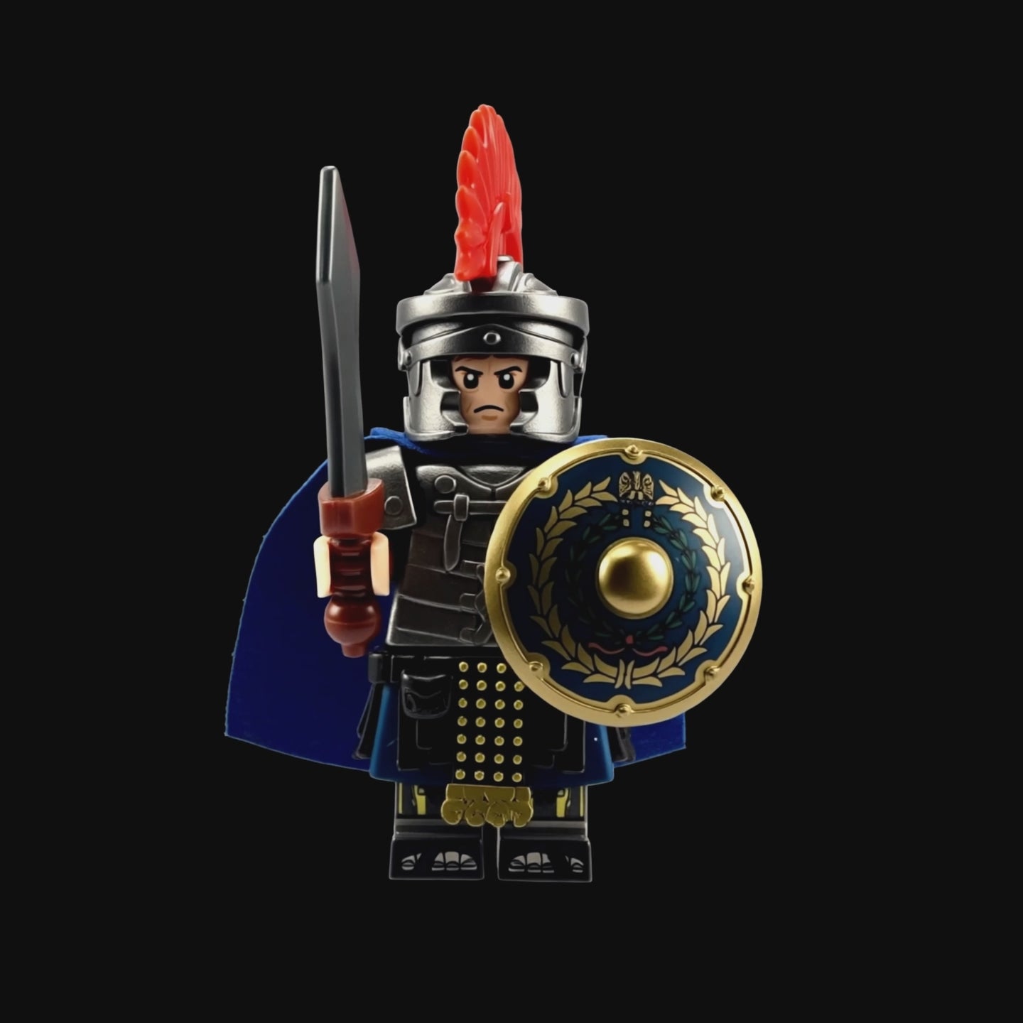 Custom Roman Centurion - Blue Shield Silver Armor - Video 1.MP4