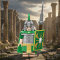 Roman Heavy Infantry - Green Cape and Shield building brick minifigure