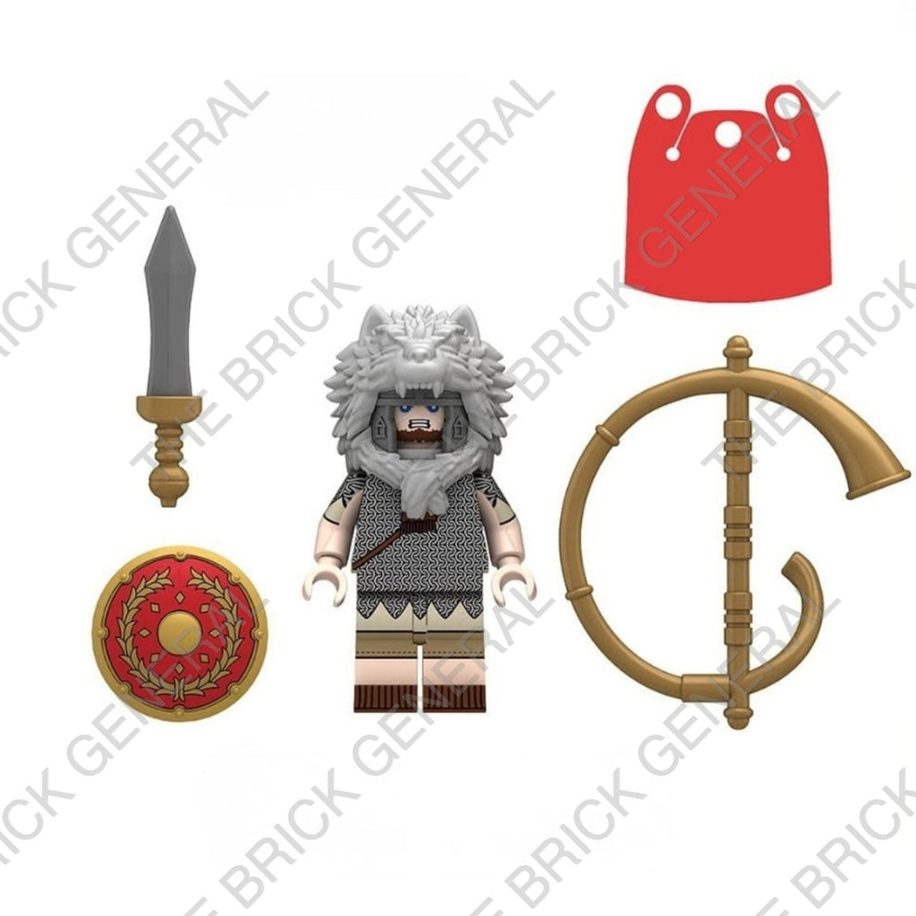 Signifier Trumpeter Aquilifer Roman three-figure set building brick minifigures