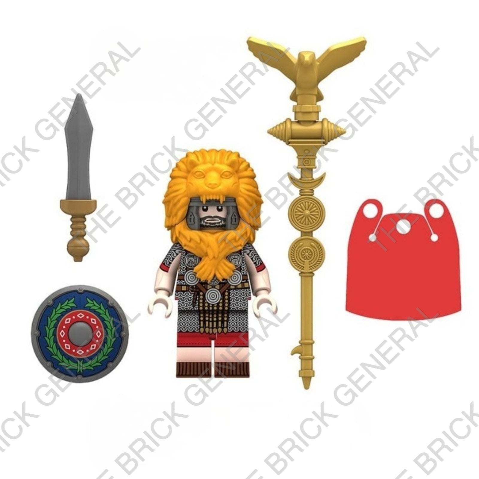 Signifier Trumpeter Aquilifer Roman three-figure set building brick minifigures